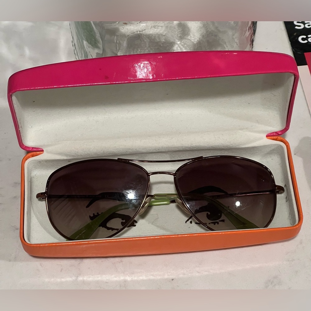 KATE SPADE ALLY 3/S 0P40 Y6 AVIATOR AUTHENTIC DESIGNER FRAMES SUNGLASSES & CASE